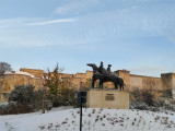 Statues Guillaume le Conquérant et Mathilde - Caen